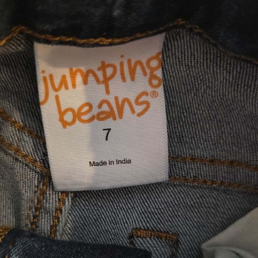 Jumping Beans Blue Denim with Orange Stitching - Picture 2 of 5